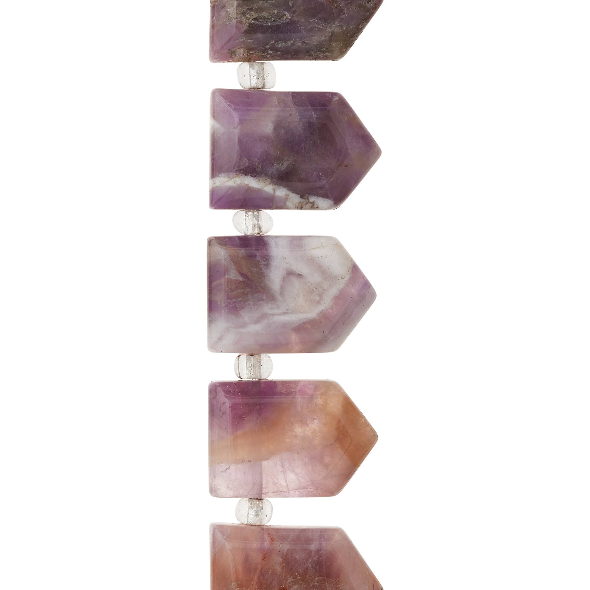 Amethyst Faceted Arrow Beads, 17mm by Bead Landing™